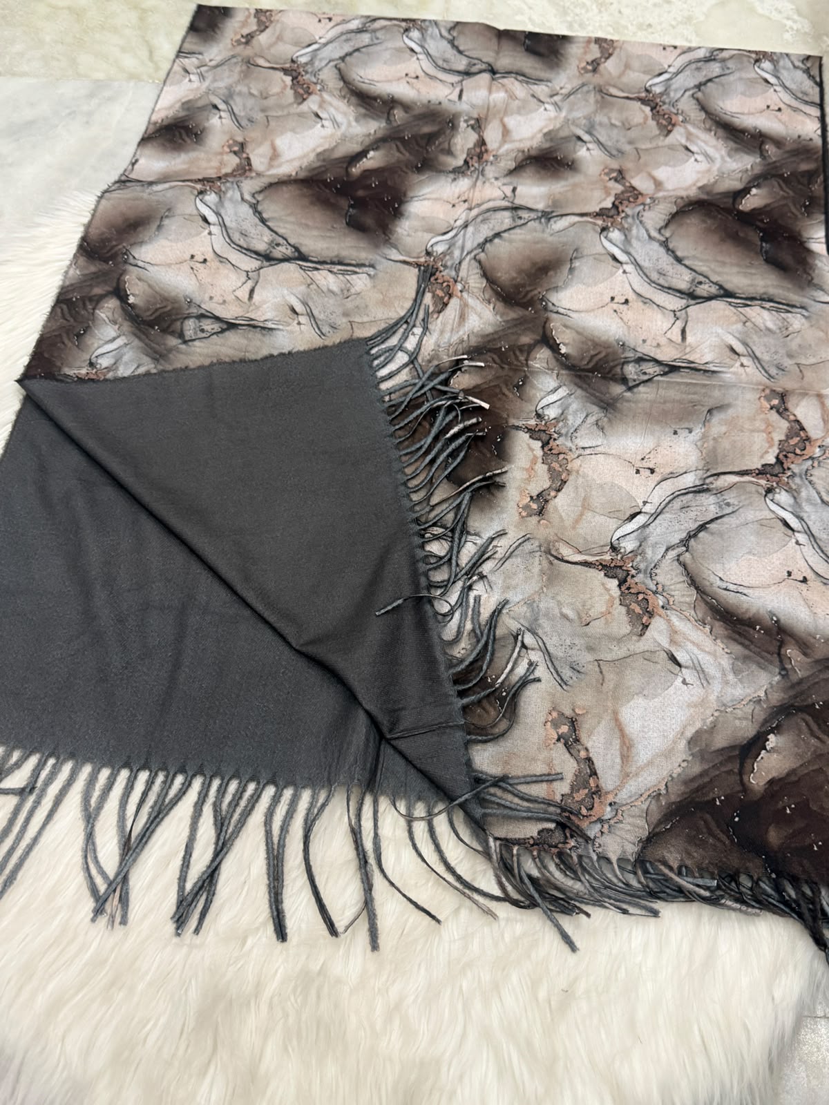 Cozy Wool Mini Shawl