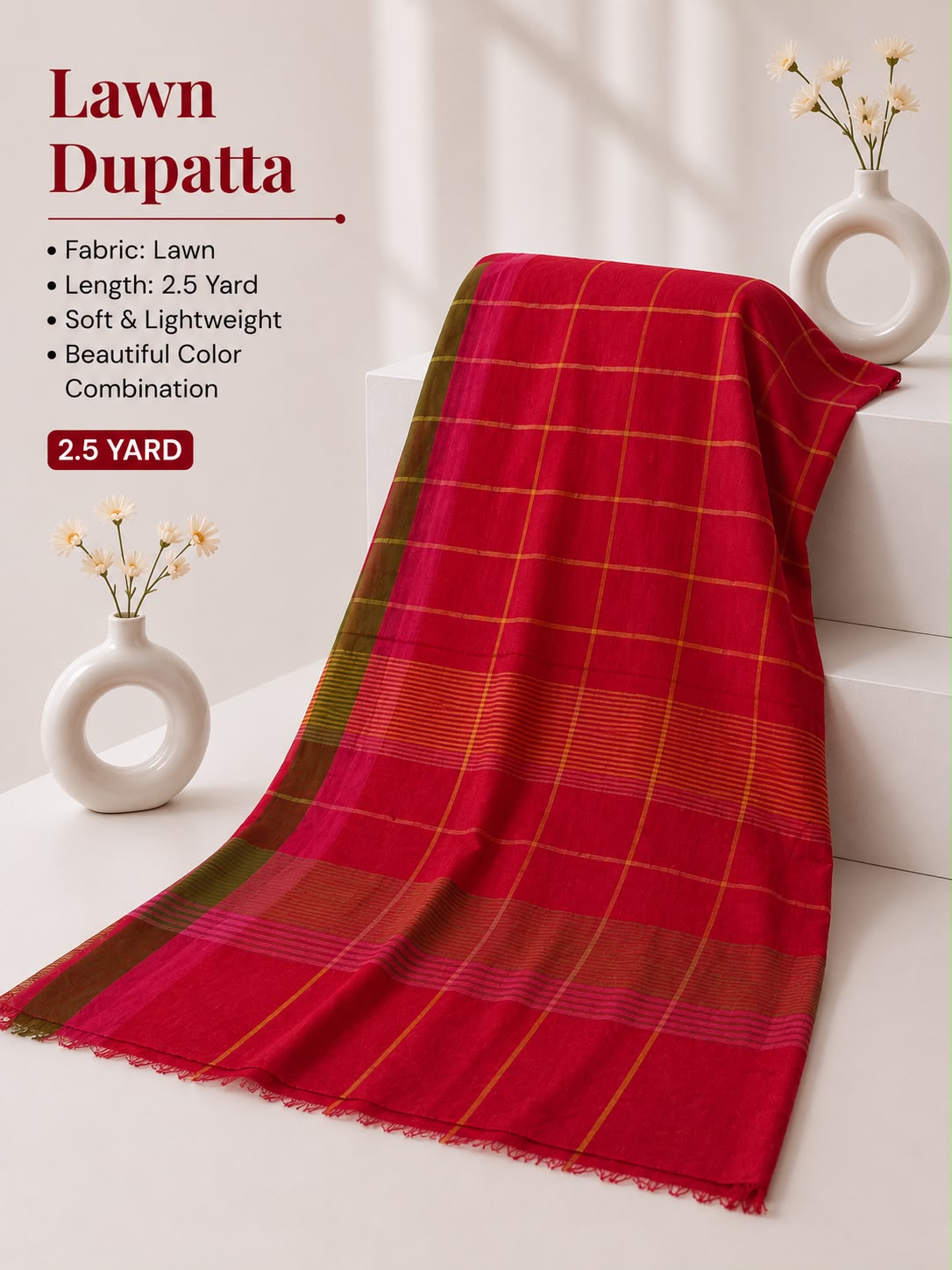 Lawn Dupatta