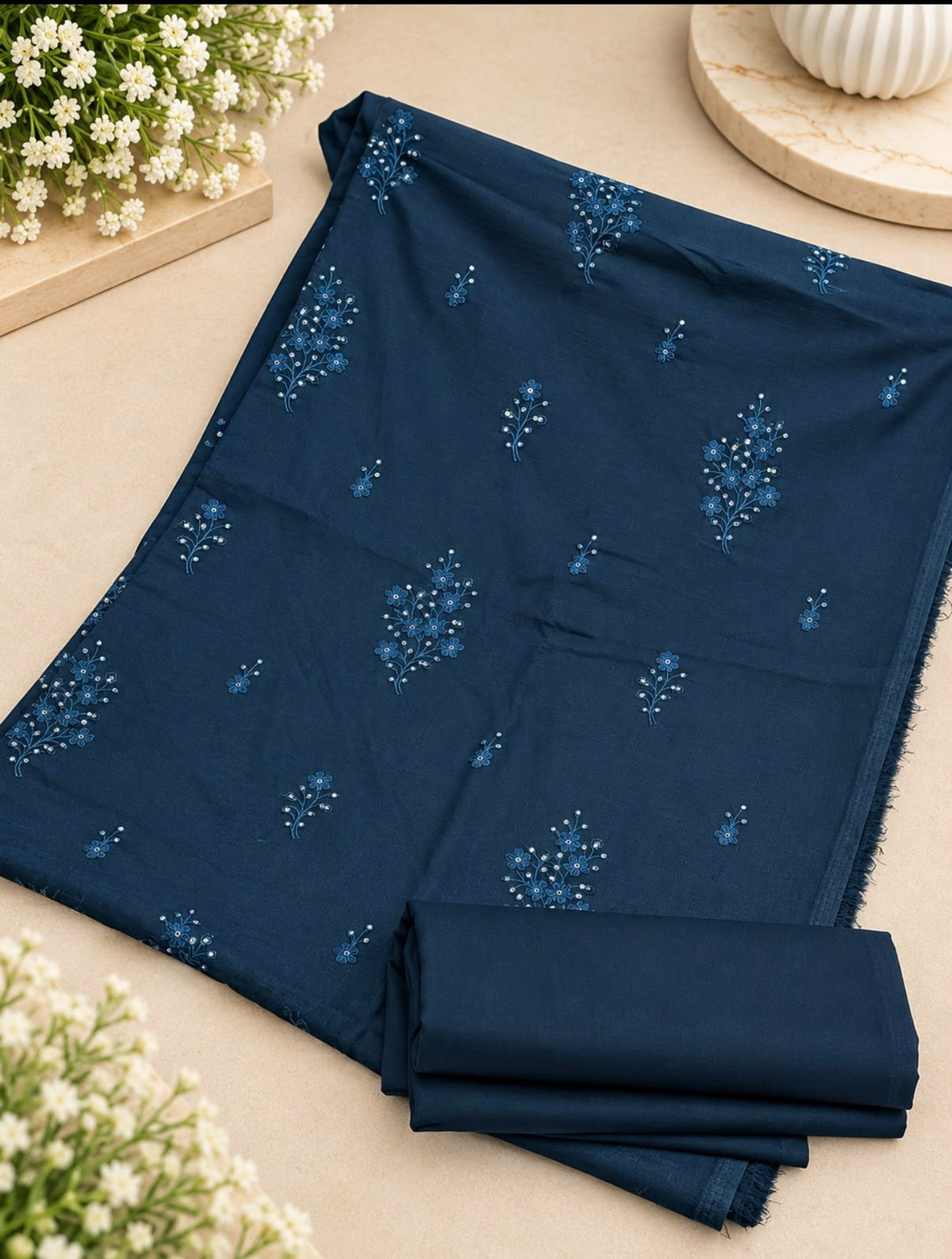Dhanak Bloom – Embroidered 2Pc ✨