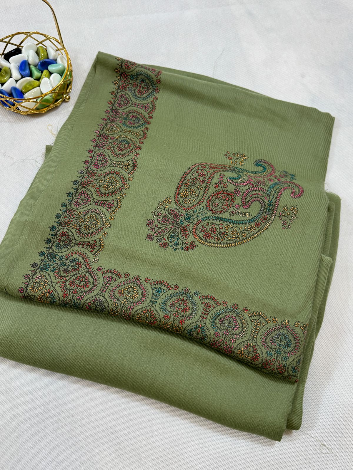 Three pc pashmina suit