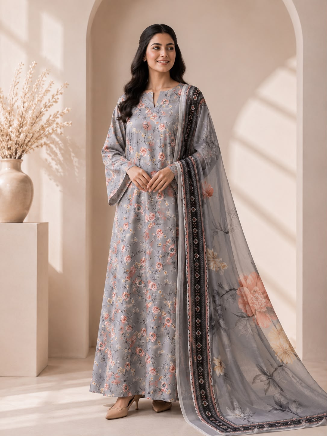 Misty Blossom Kaftan