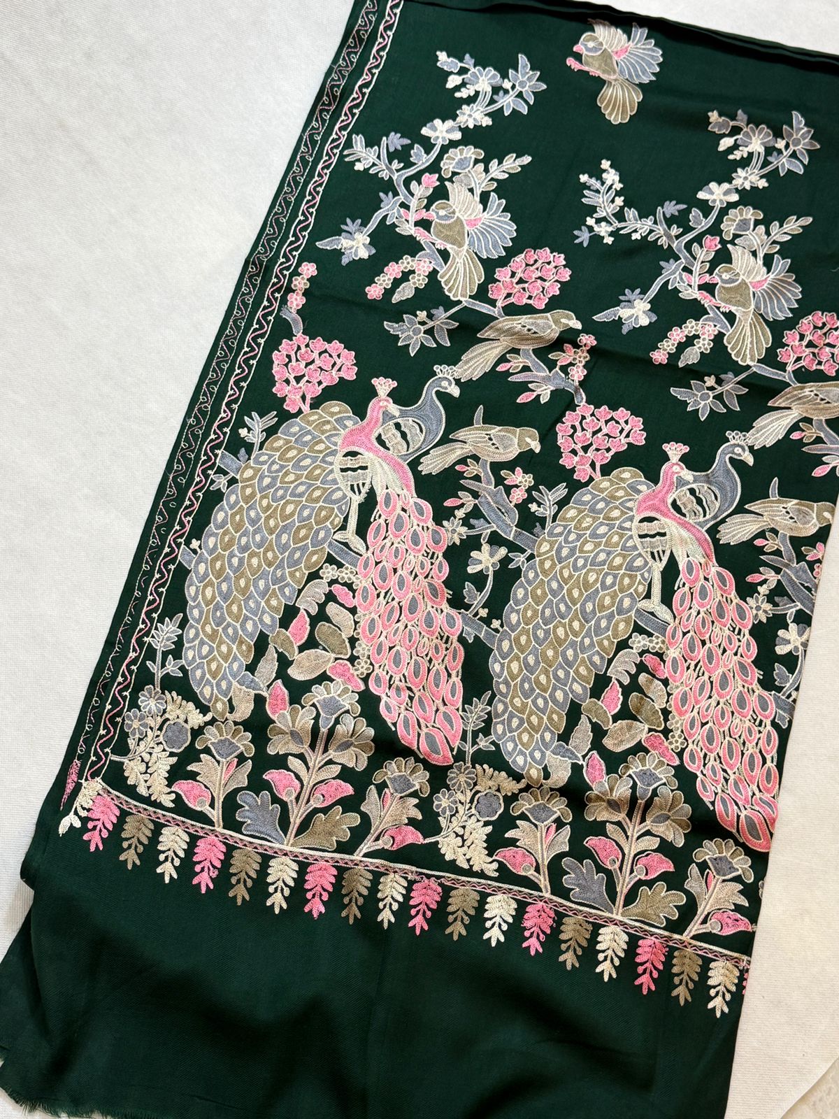 Ar:62-Pashmina embroidered shawl