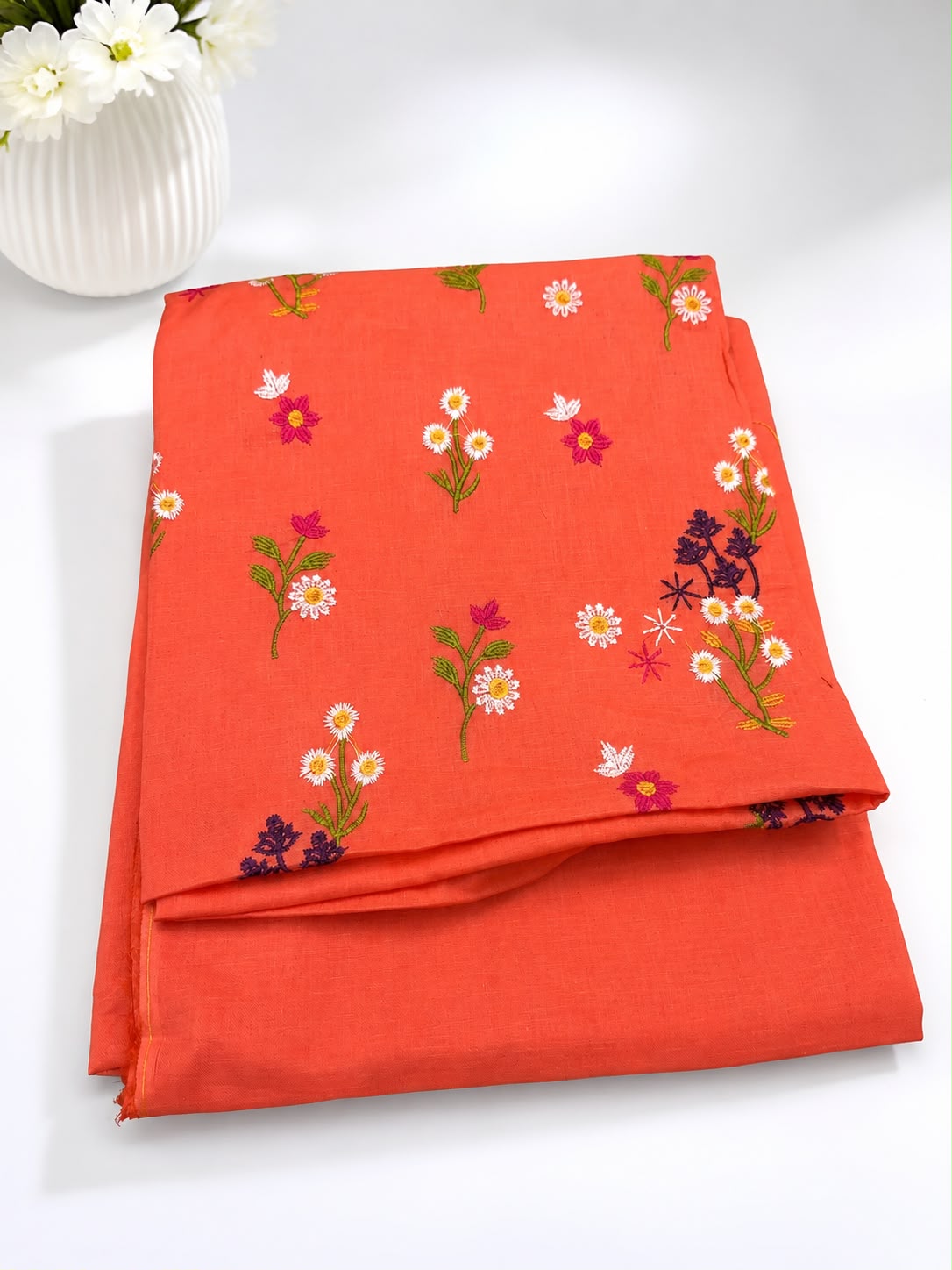 Flora Blossom Embroidered Lawn