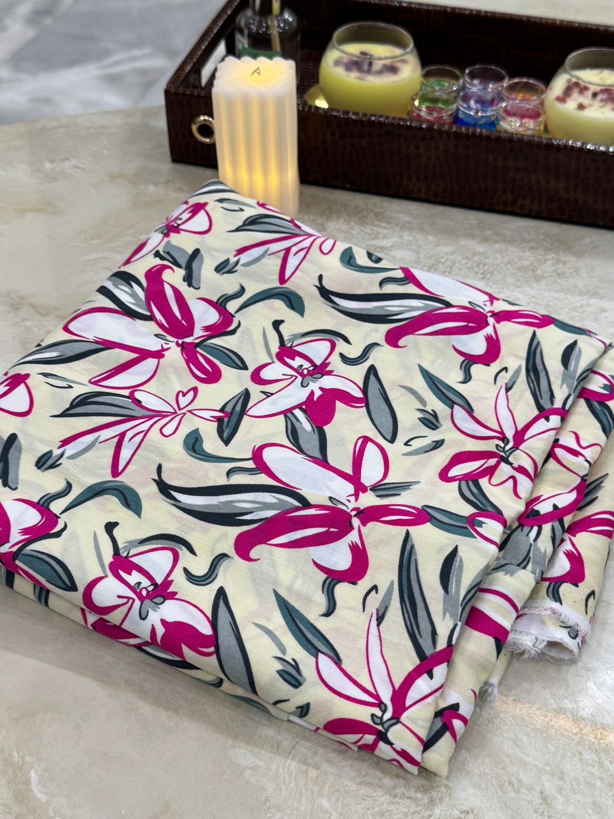 2pc Lilen Unstiched Suit