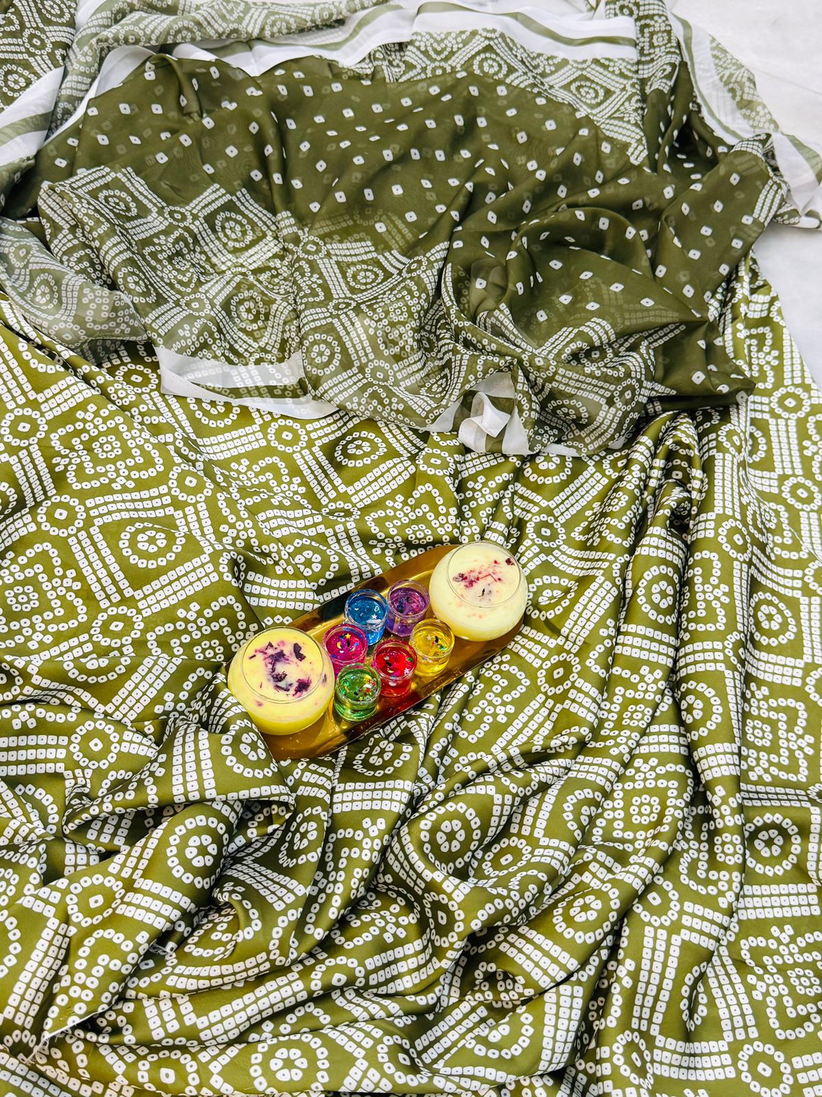 Unstiched Three pc Silk suit