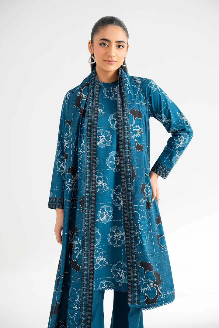 3pc printed Lawn bana Doria