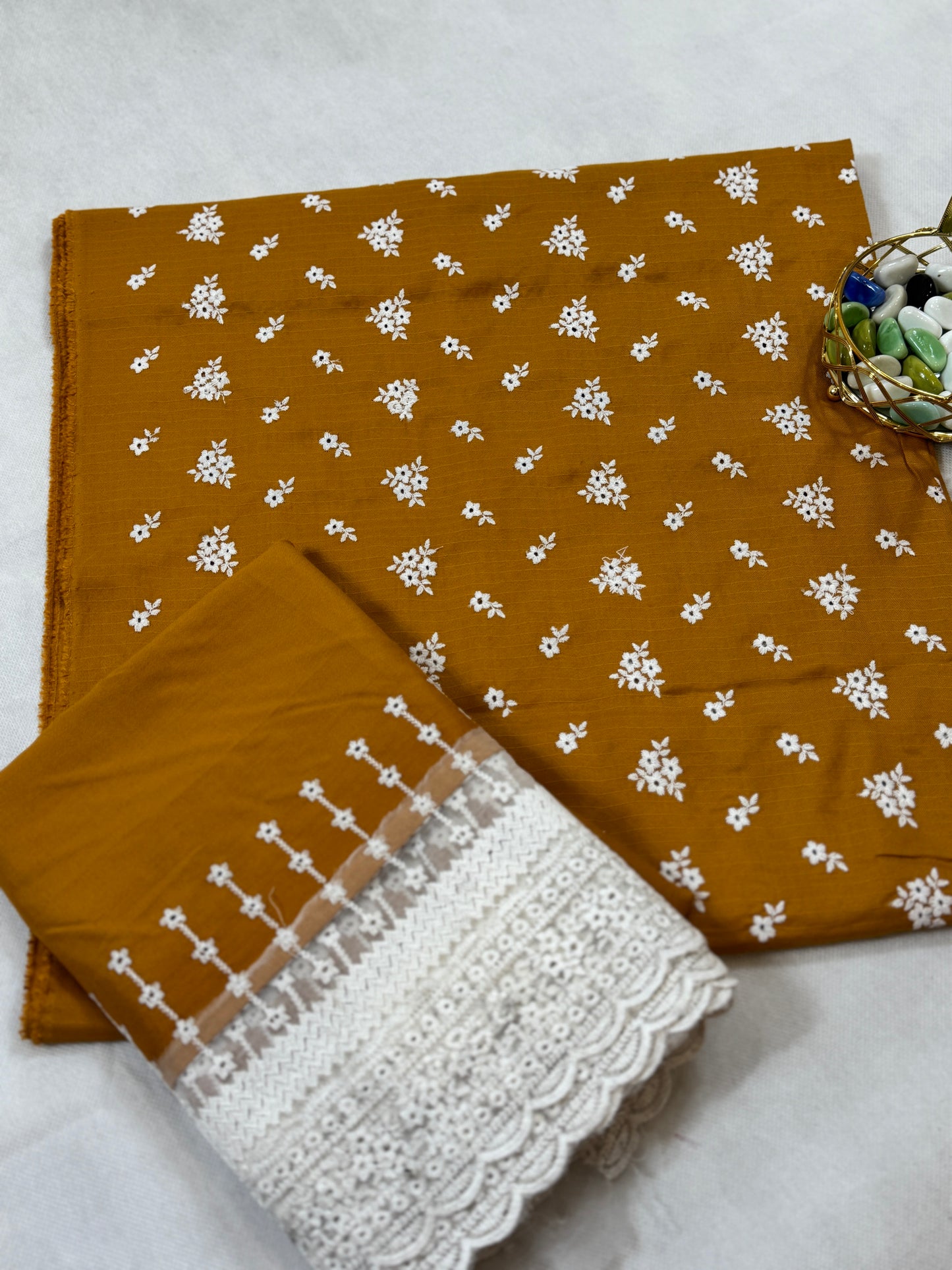 Dhnak embroidered Two pc