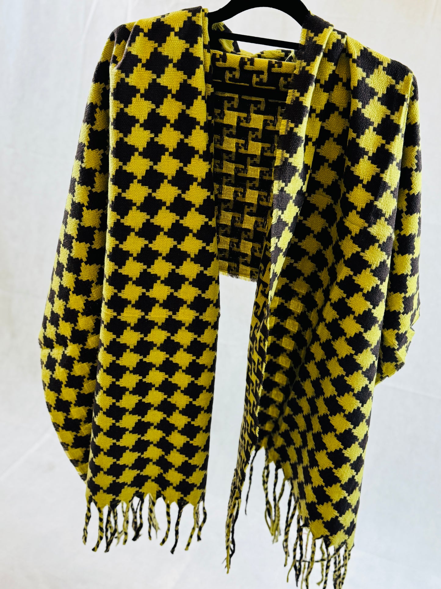 Wool fabric mini shawl