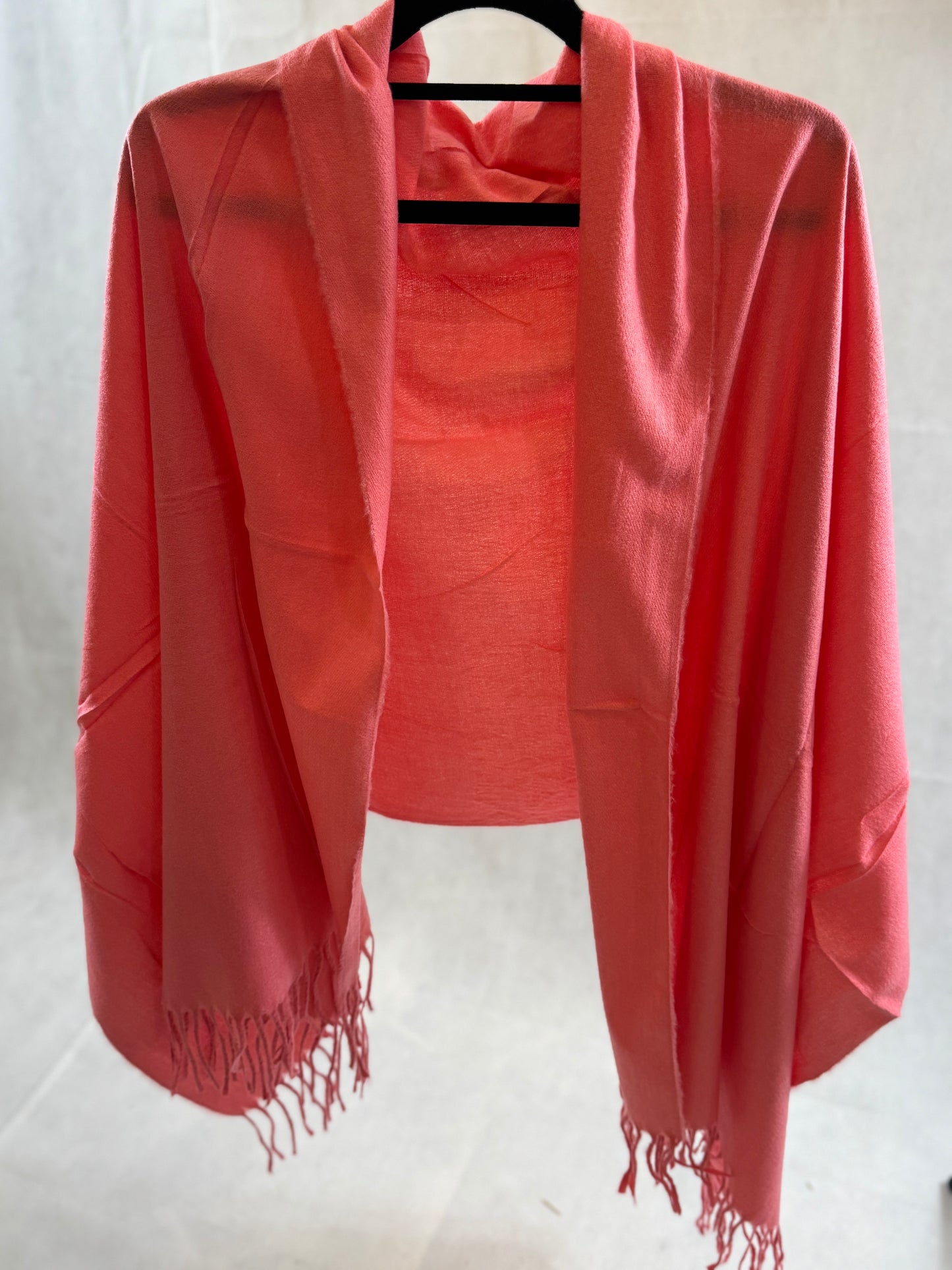 Plan wool mini shawl