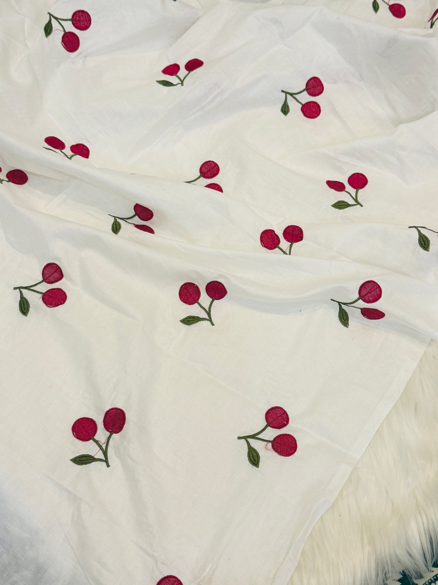 Embroidered fabric