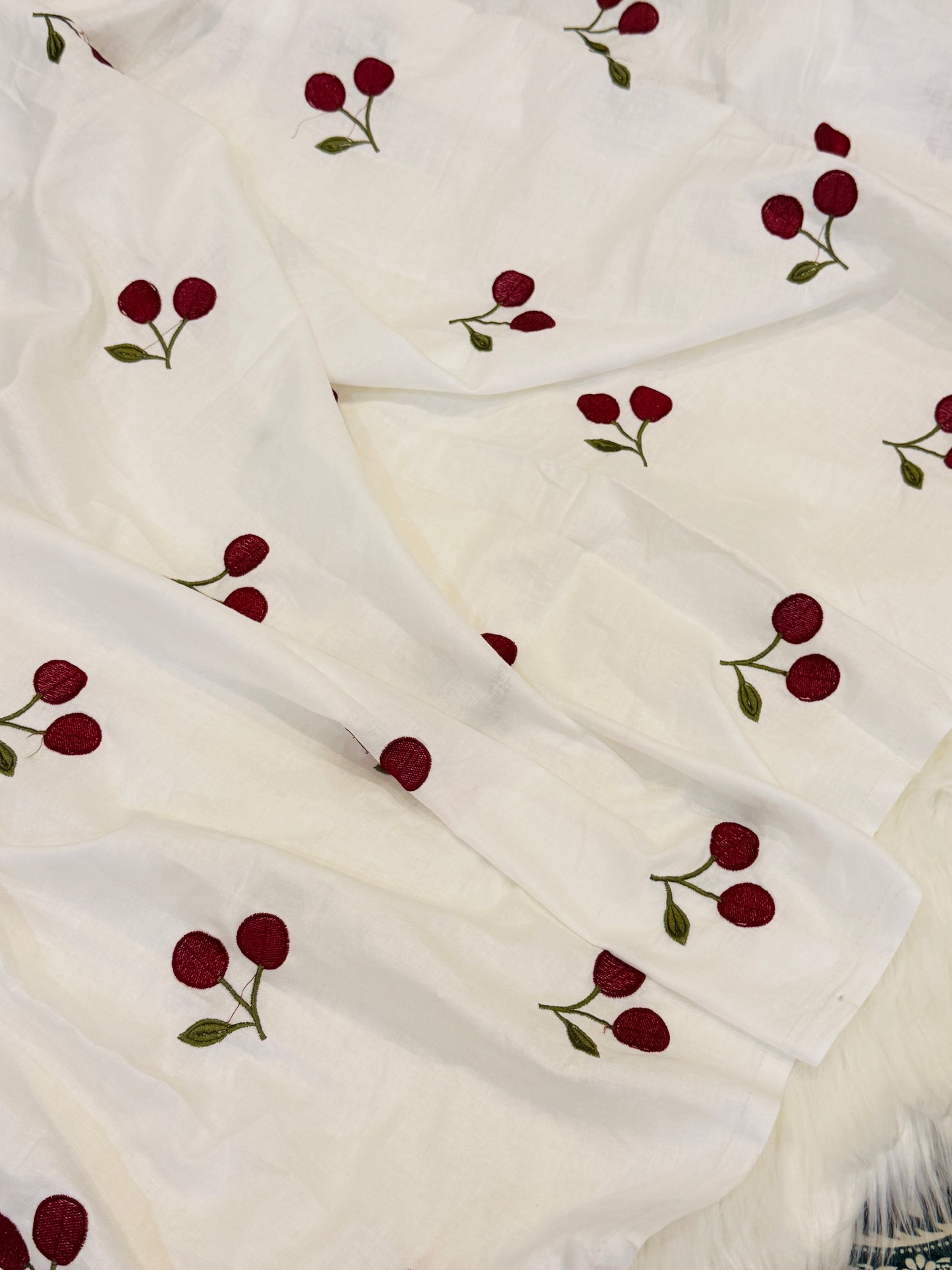Embroidered fabric