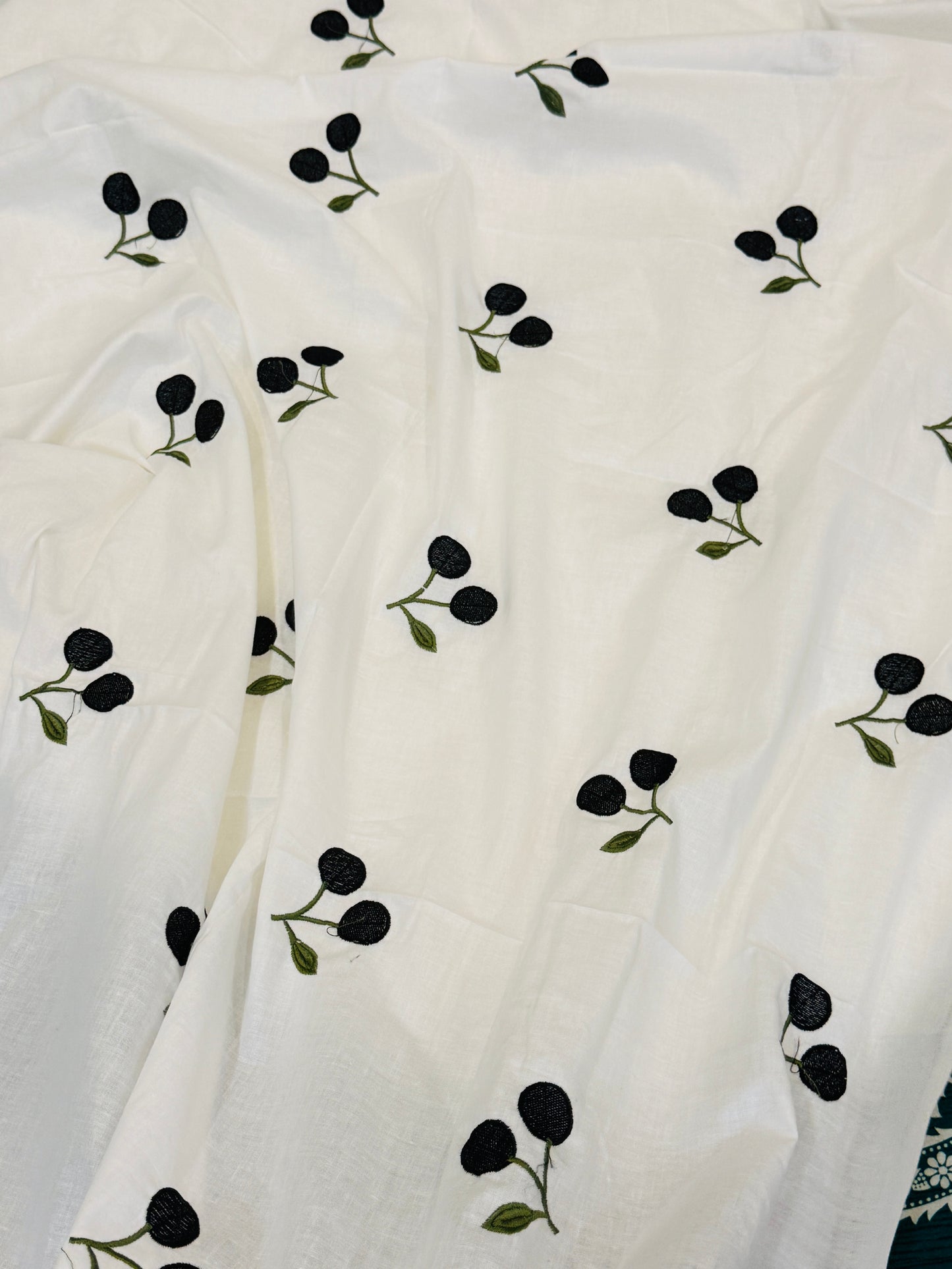 Embroidered Lawn Fabric