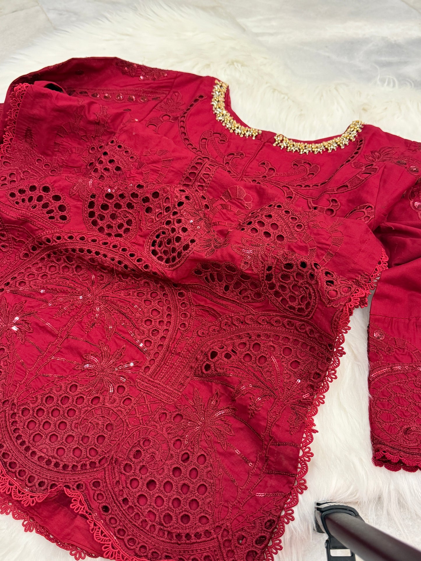 Maroon stitched 3PC