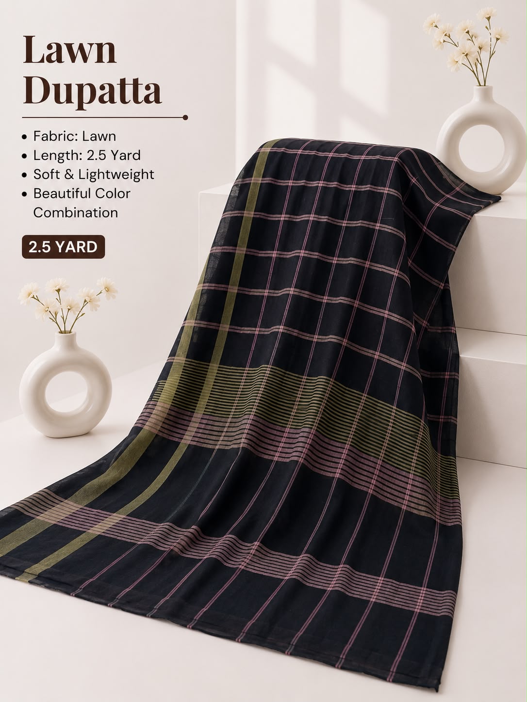Lawn Dupatta
