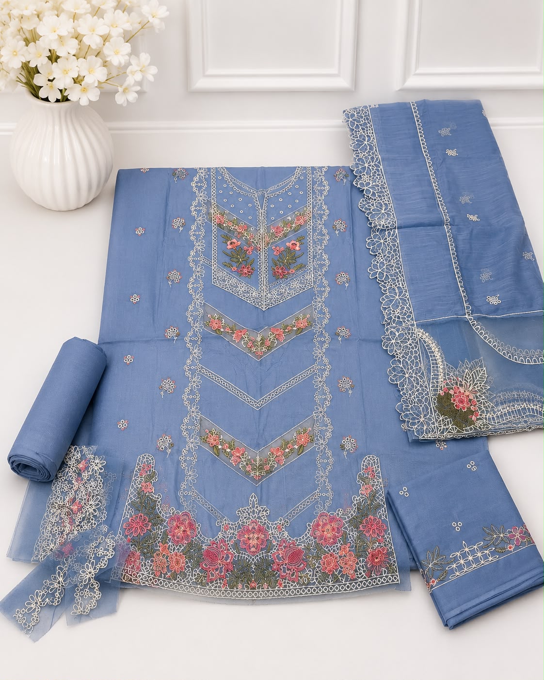 Meer | Luxury 3PC Lawn Suit