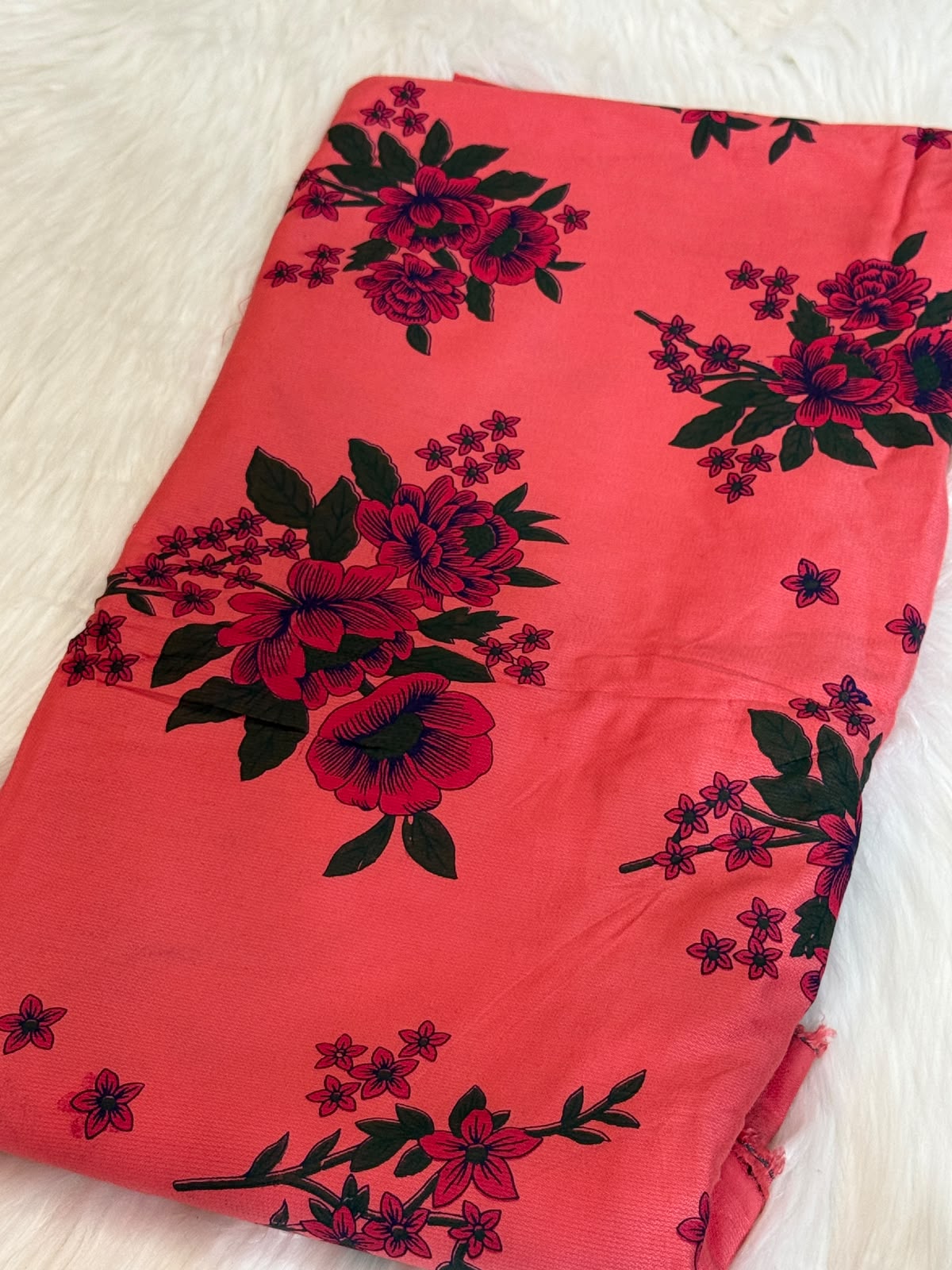 Printed Cotria Fabric 2-Piece Suit