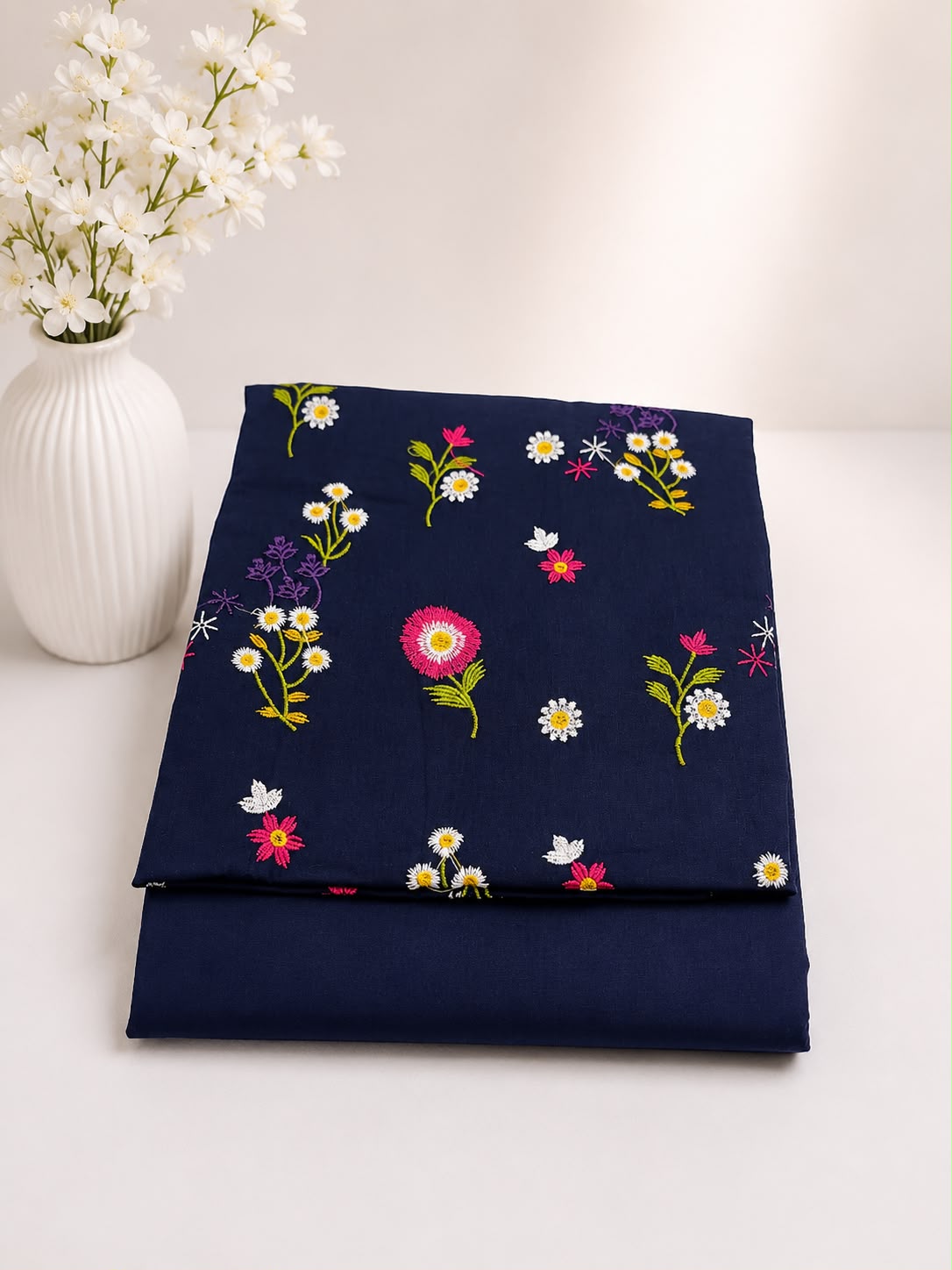 Flora Blossom Embroidered Lawn