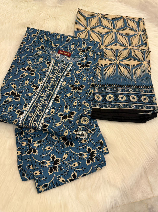 3PC FABRIC Lawn