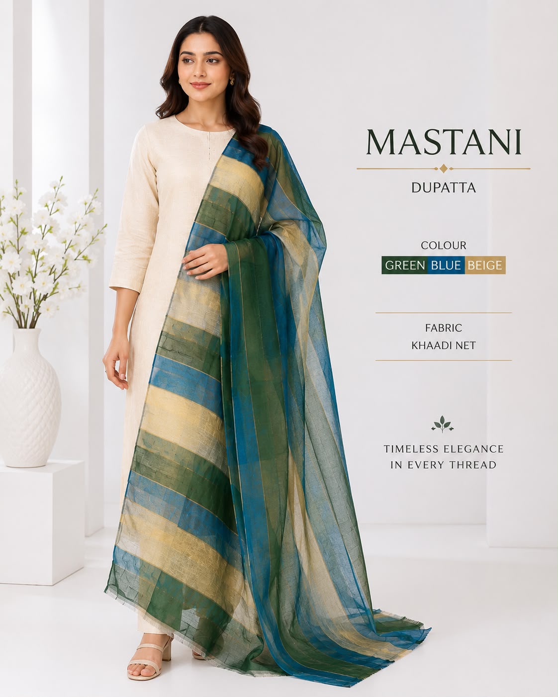 khaadi net fabric