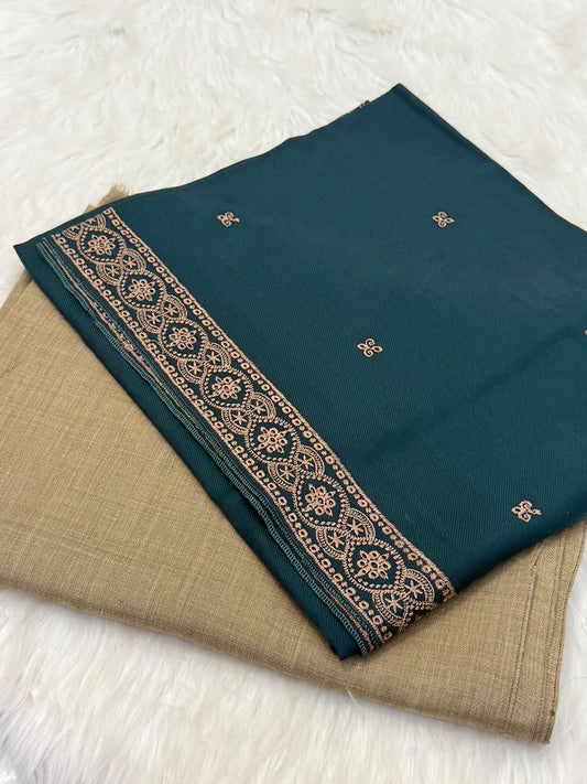 Embroidered pashmina 2pc