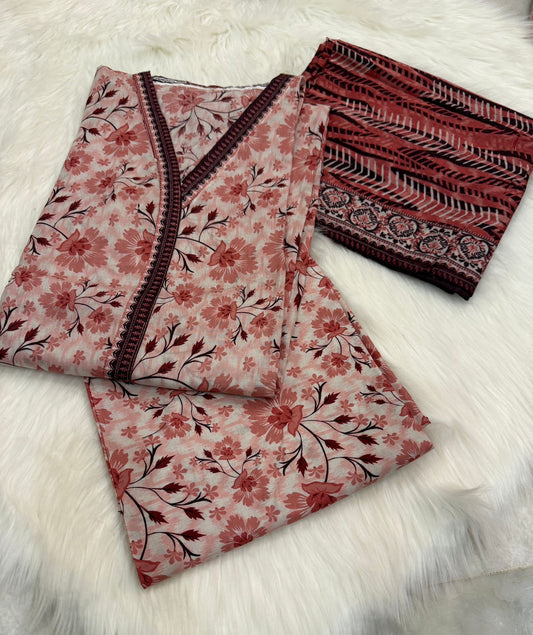 3PC FABRIC Lawn