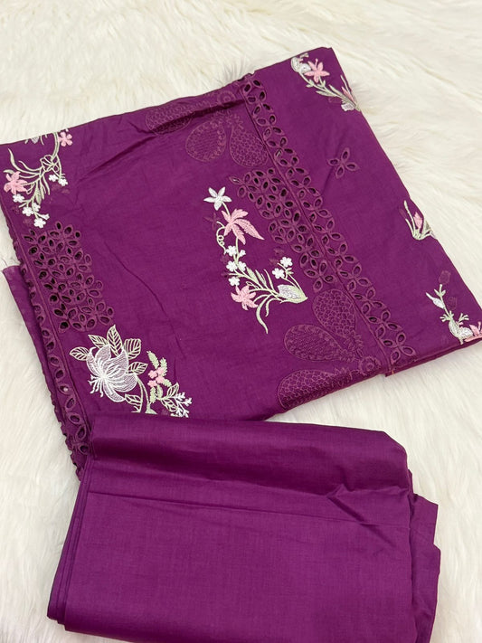 2pc embroidered suit