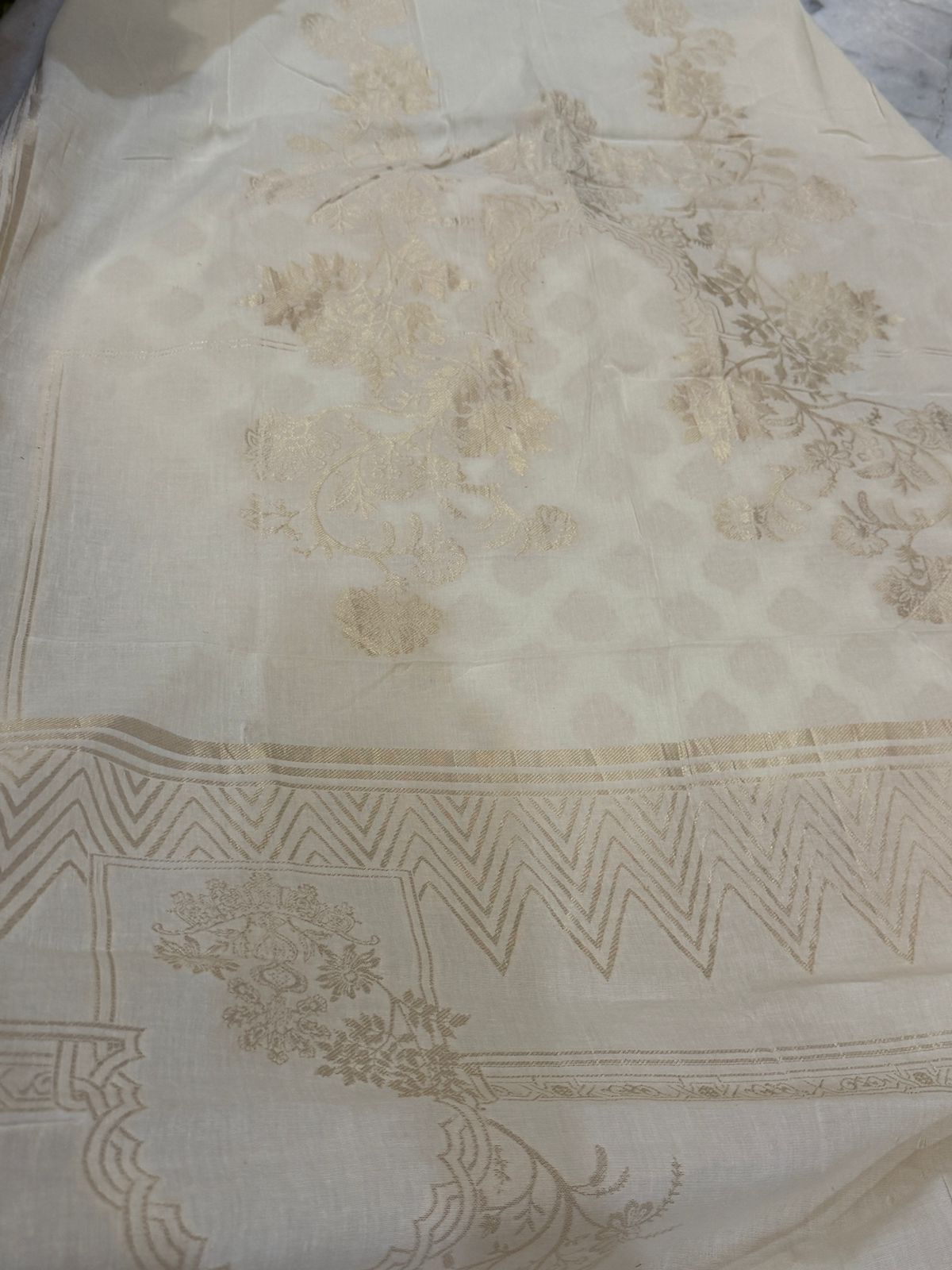 Lawn jacquard shirt