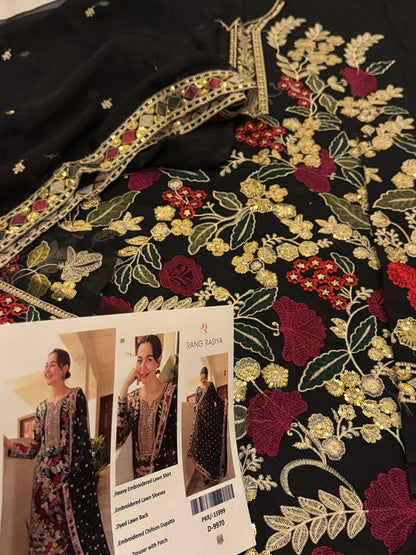 Embroidered 3pc