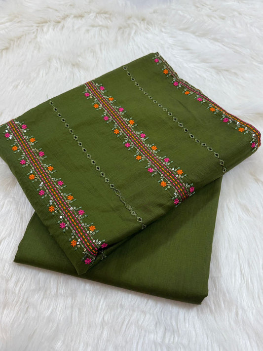 2PC EMBROIDERED LAWN