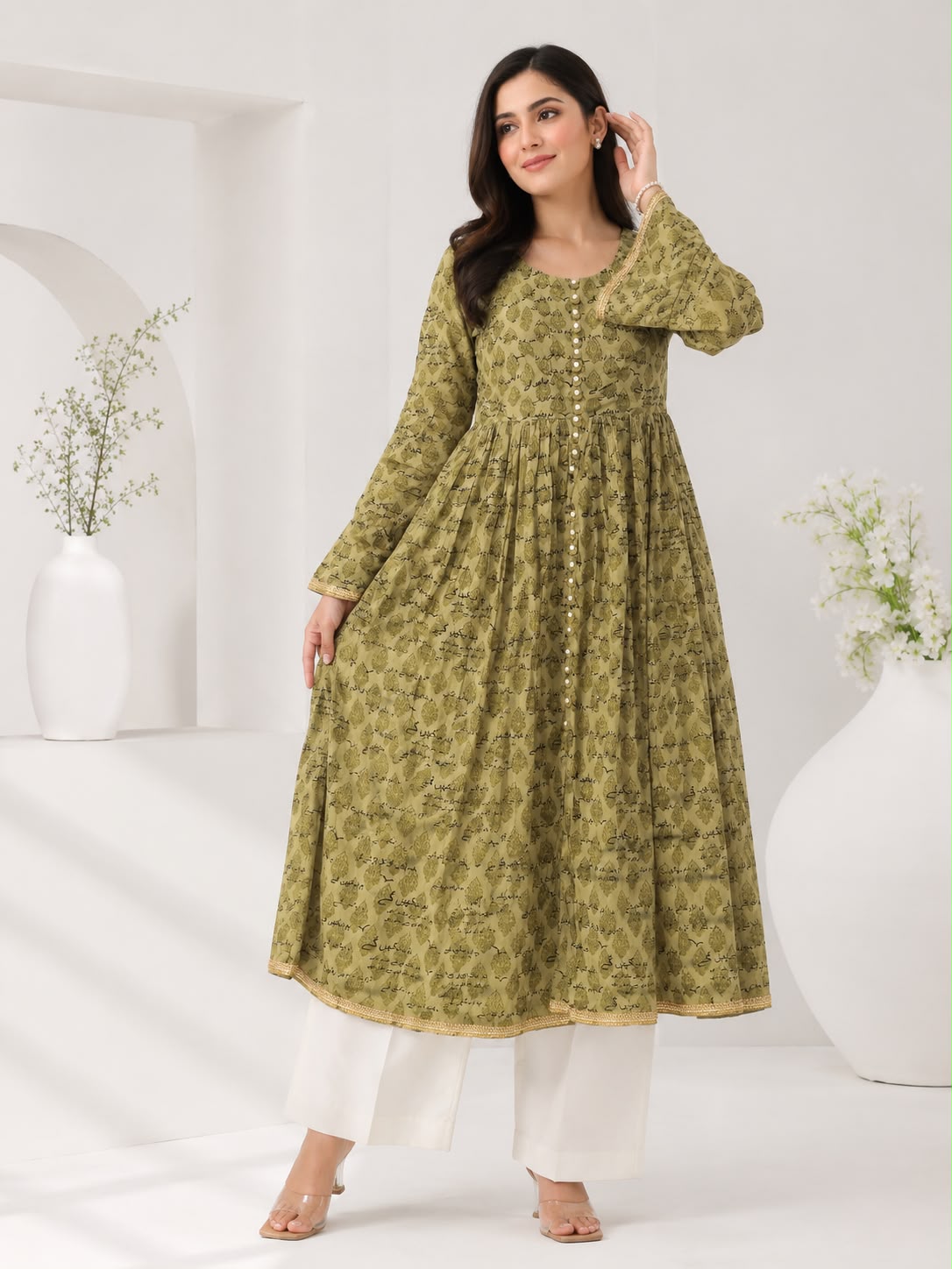 printed frock