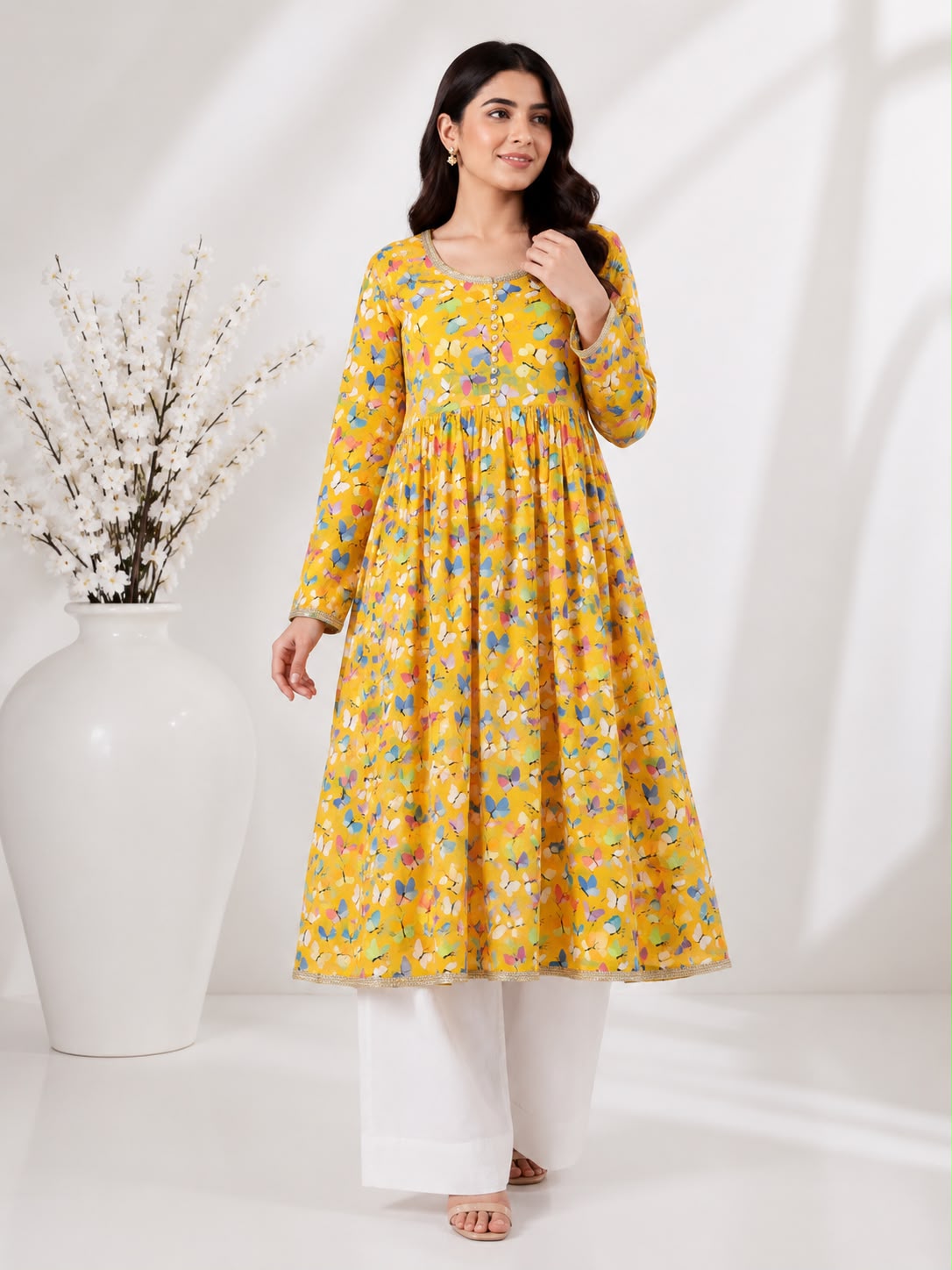 printed frock