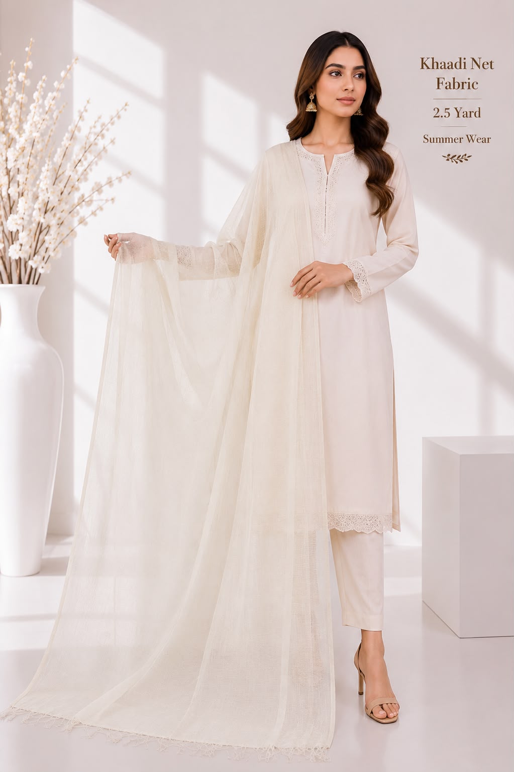Khaadi Net Fabric