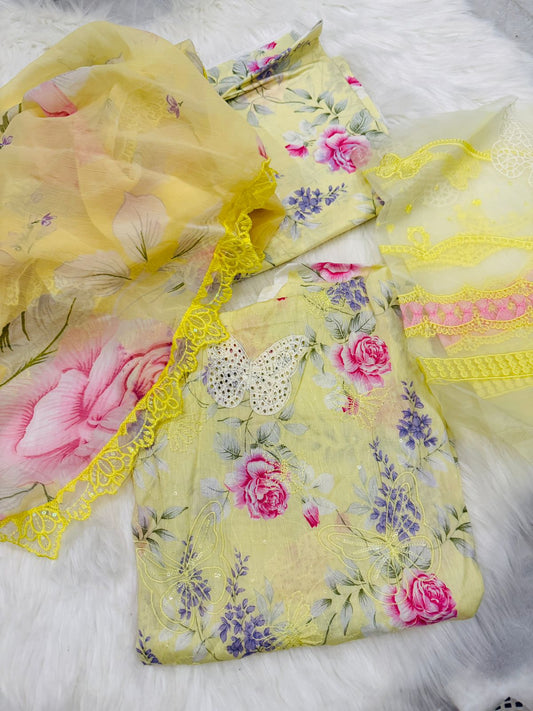 Embroidered 3pc