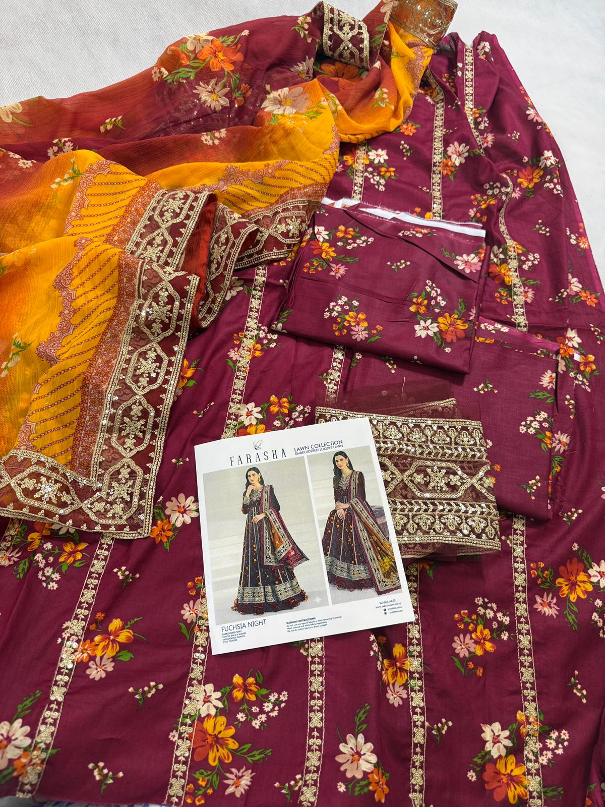 Embroidered Lawn 3pc