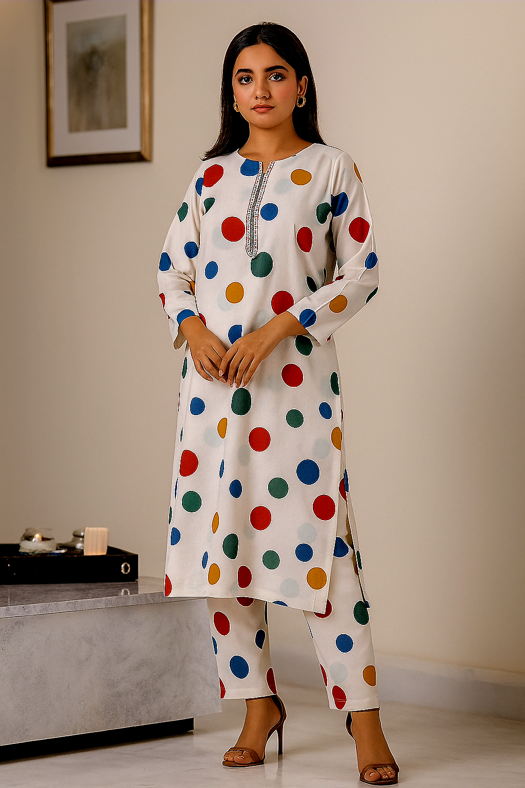 2Pc Lilen Unstiched Suit
