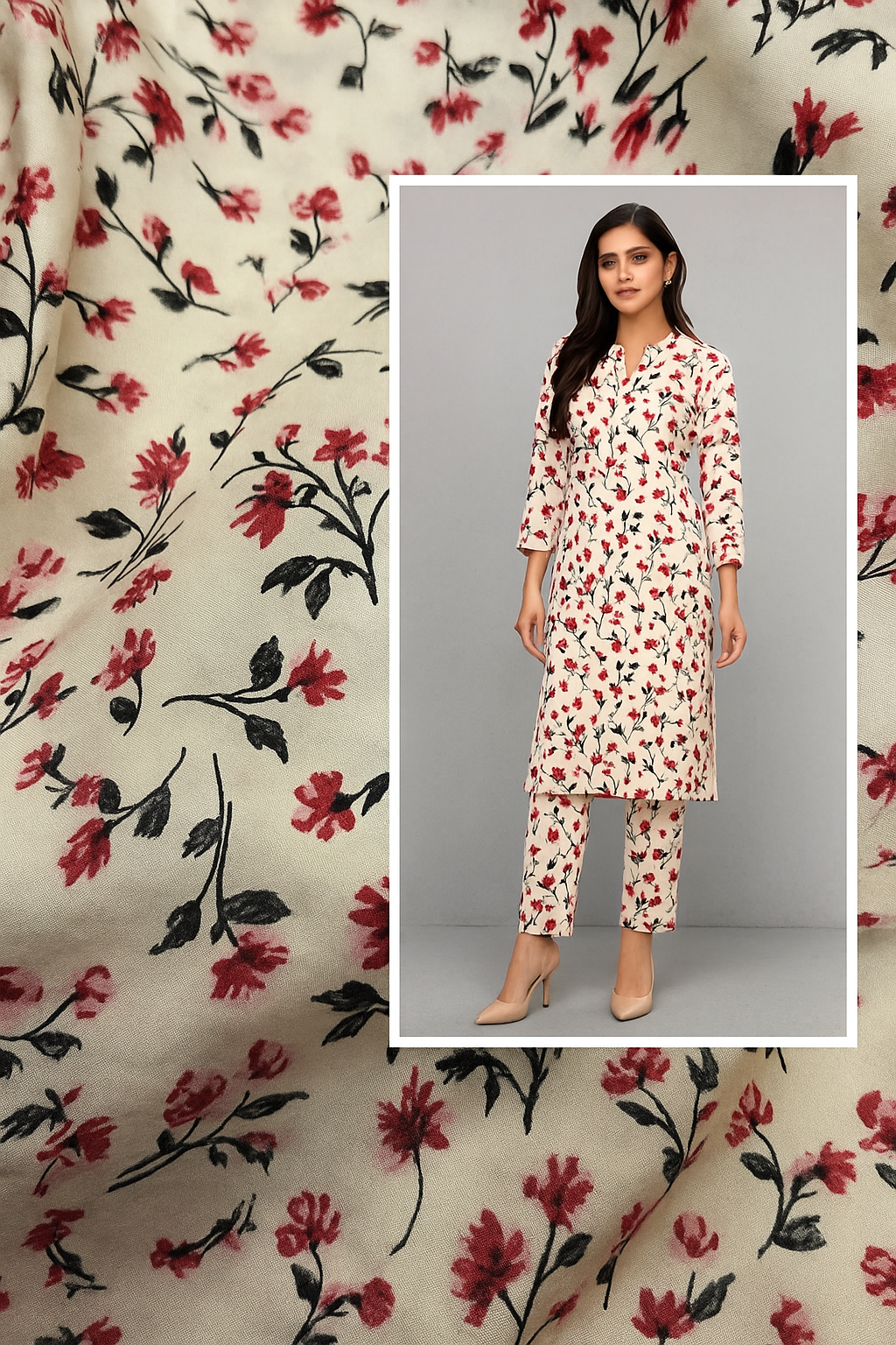 2PC Lilen Unstiched Suit