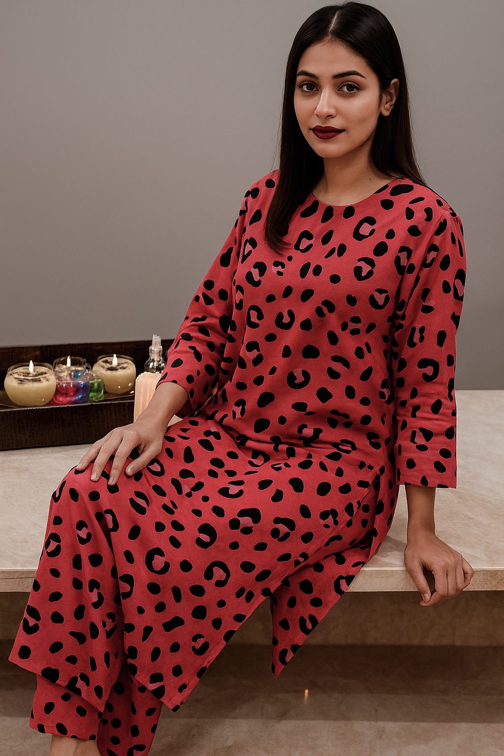 2PC Lilen Unstiched Suit