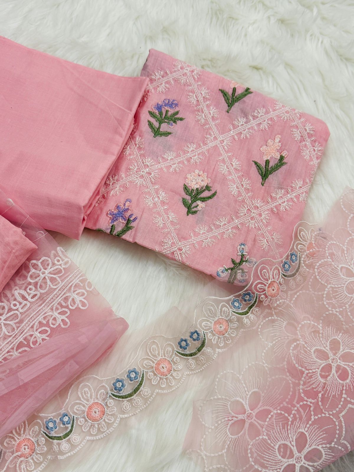 2pc embroidered