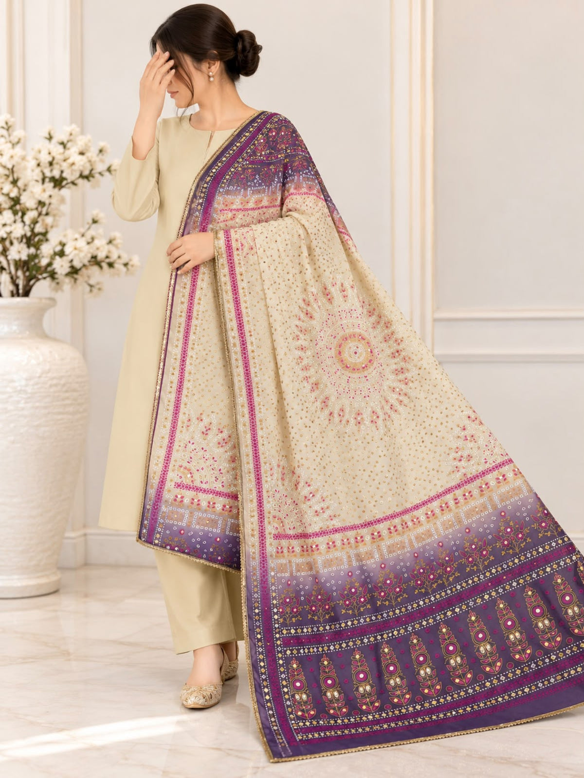 Chunnari dupatta
