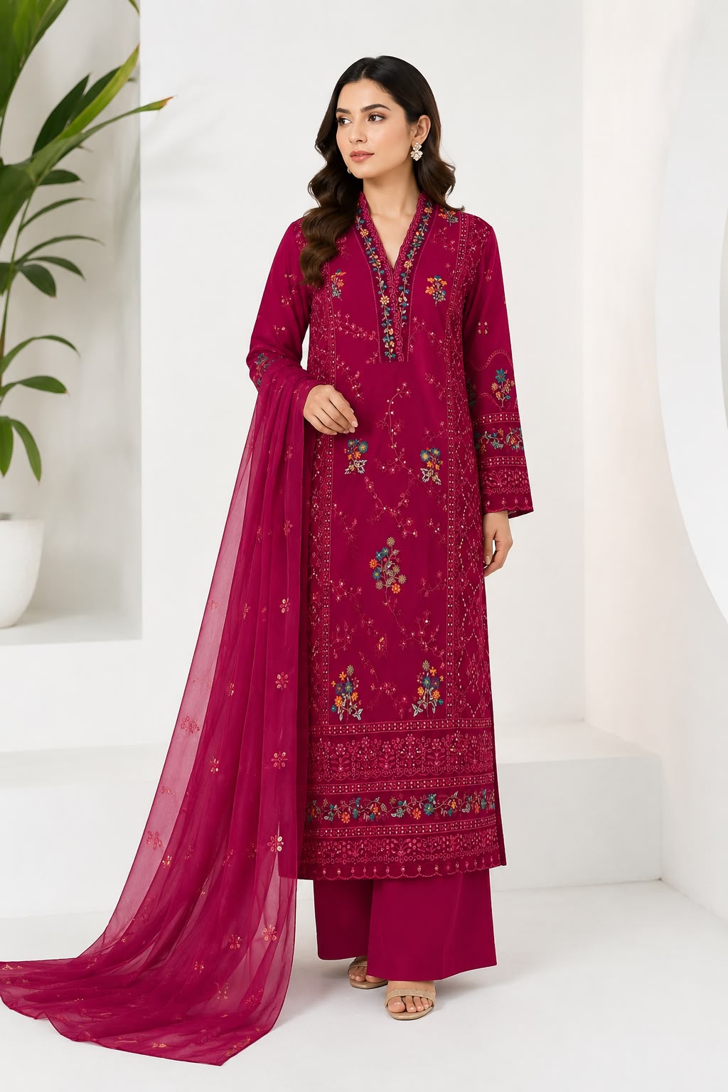 Gulrukh Luxe Rania Rouge luxury&nbsp;