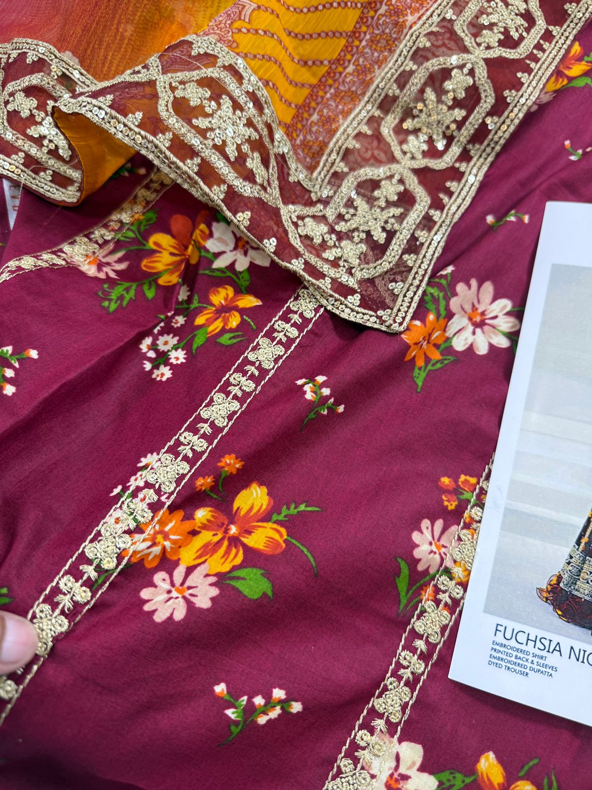 Embroidered Lawn 3pc