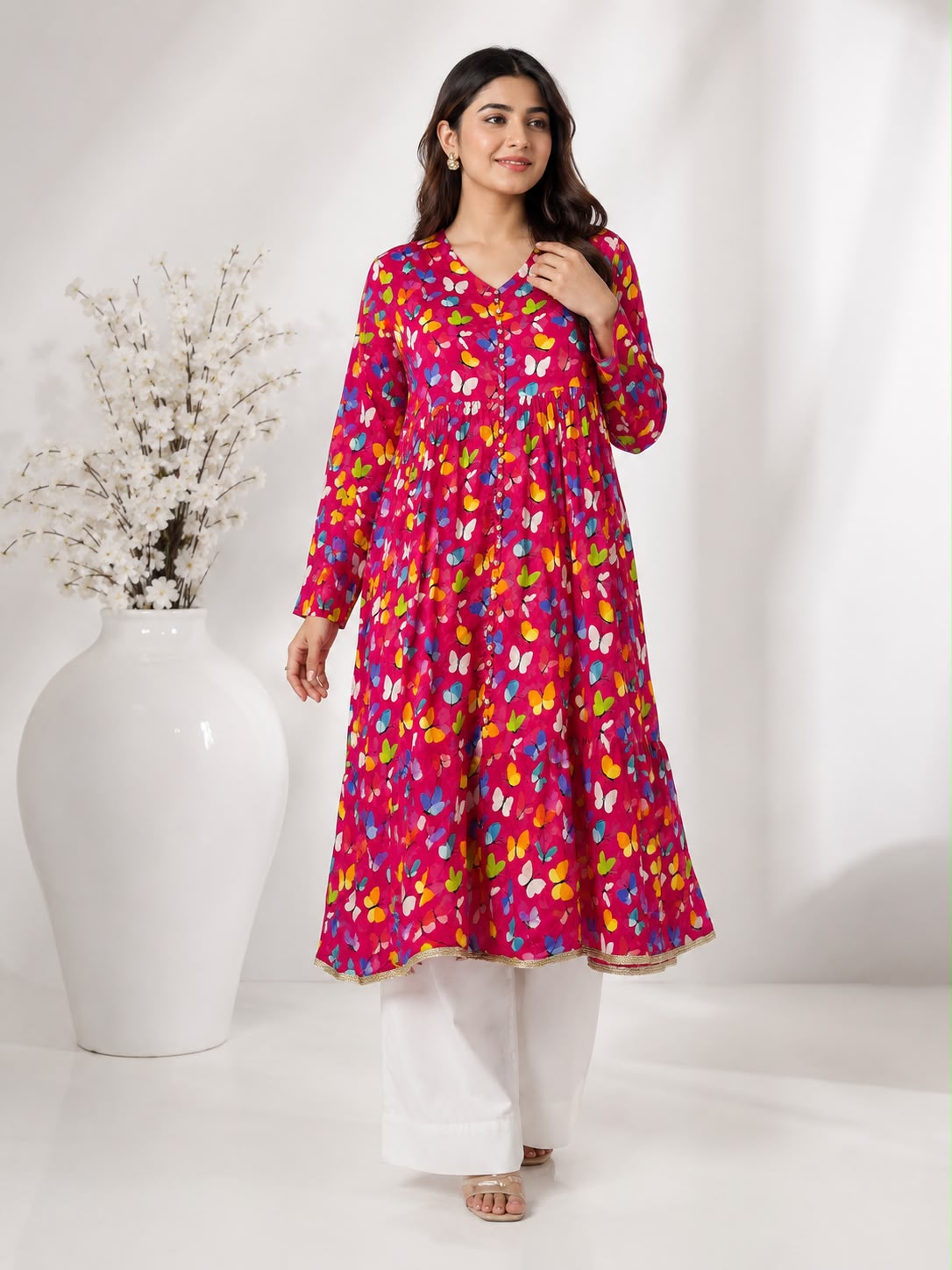 printed frock