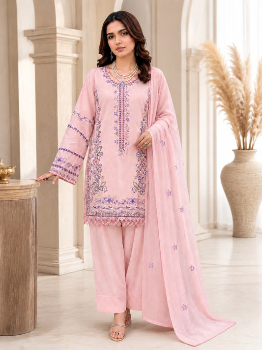 Sahar Embroidered Lawn Set