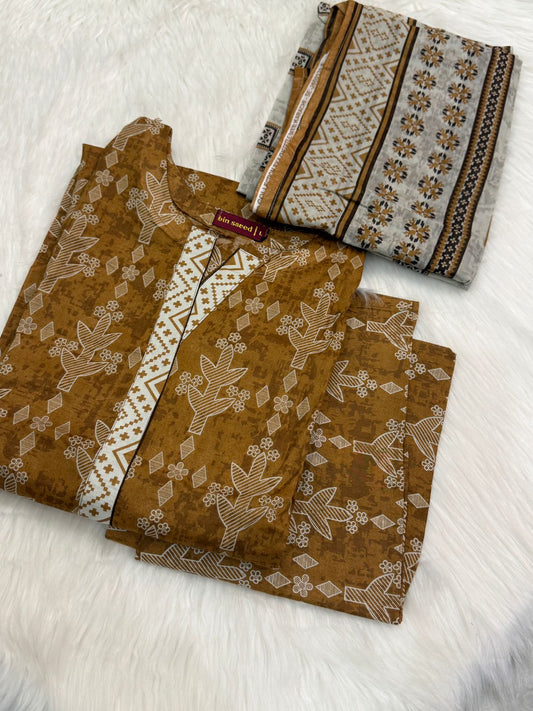 3PC FABRIC Lawn