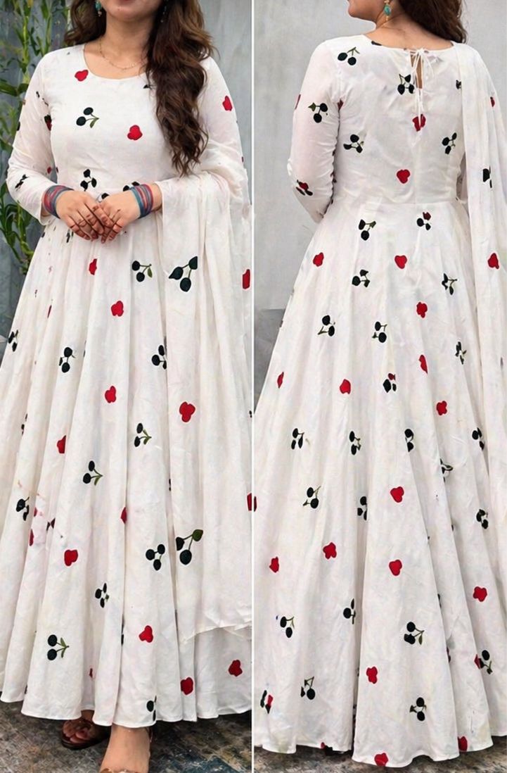 Frock unstitched fabric