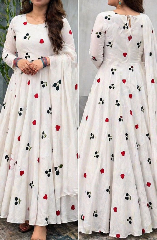 Frock unstitched fabric