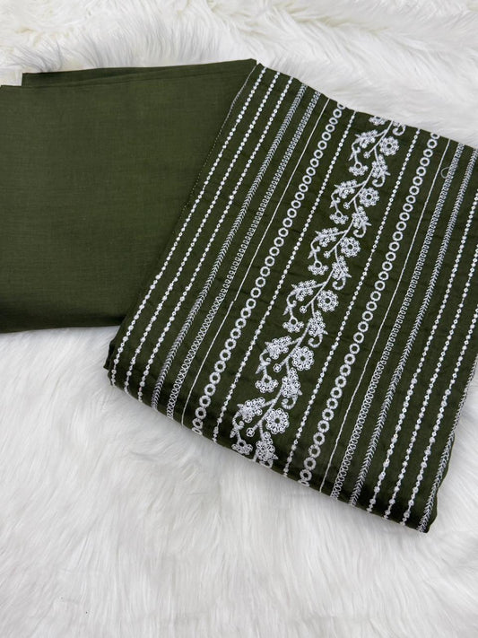 Embroidered 2pc Lawn