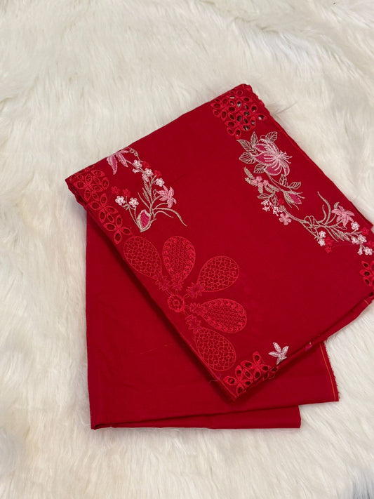 2pc embroidered