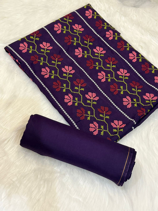 Embroidered 2pc