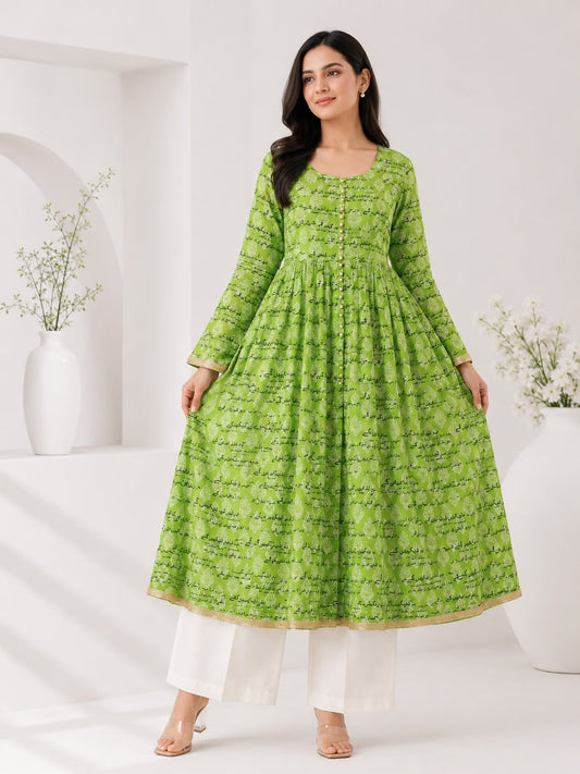 printed frock